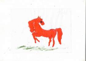 Красный конь Алёна Ирина и Ксения Малышева