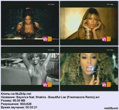 Beautiful Liar (Freemasons Radio Vox) Beyonce And Shakira