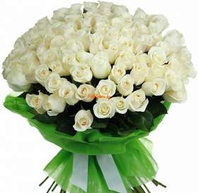 Букет из белых роз Ирина Круг