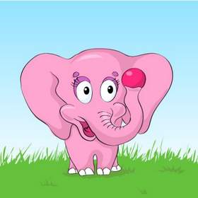 Розовый слон Детская песенка