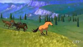 Ускакала в поле молодая лошадь Детская песенка