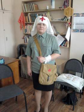 Фронтовая медсестра Екатерина Гусева