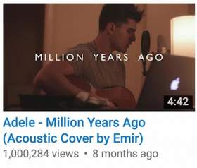 Million Years Ago (Acoustic Cover by Emir Taha) Emir Taha ( Adele )