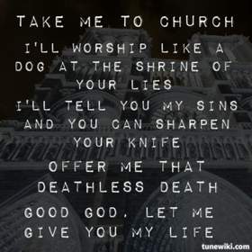 Take Me To Church (минус) Hozier