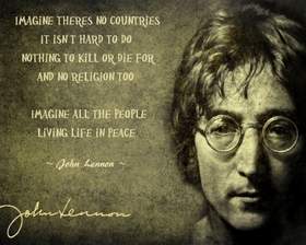 Imagine there's no country John Lennon
