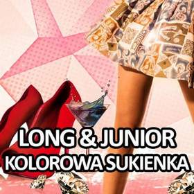 Kolorowa Sukienka Long & Junior