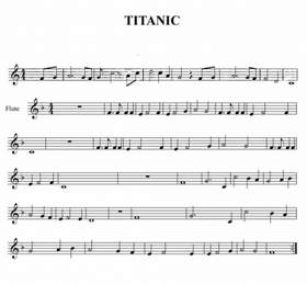 Пианино Мелодия из Титаника