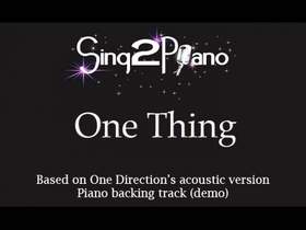 One Thing (минус -3) One Direction