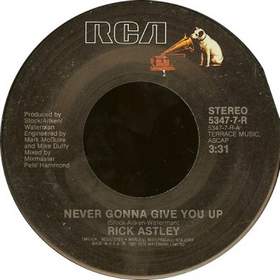 Never Gonna Give You Up оригинал Rick Astley