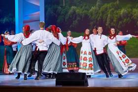 Я на печке молотила мой любимый ародный танец Русский народный хор имени М. Е. Пятницкого