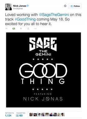 Good Thing Sage The Gemini ft. Nick Jonas