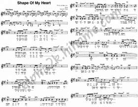 Shape Of My Heart (музыка без слов..) Sting