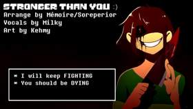 Stronger Than You parody (Chara) ft. Rachquit undertale