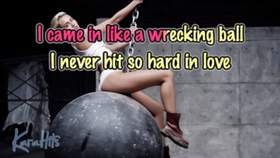 Wrecking Ball минус miley cyrus wrecking ball chatroulette version Miley Cyrus Майли